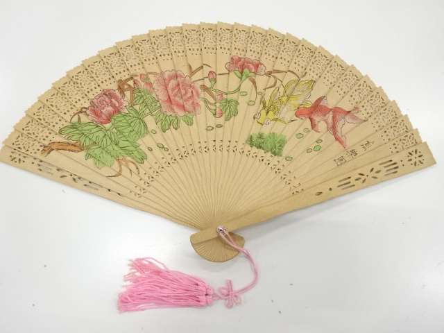 アンティーク　白檀扇子